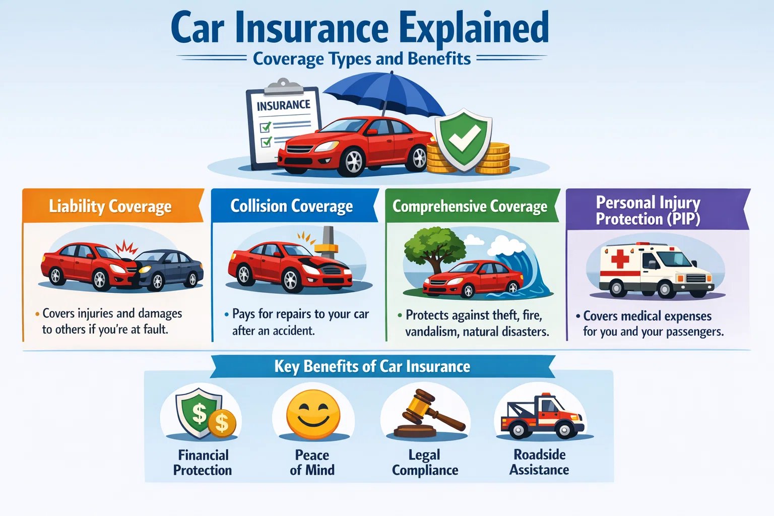 Car Insurance Explained: Coverage Types and Benefits